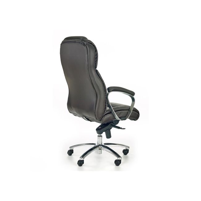 Scaun directorial hm foster, piele naturala, mecanism multiblock, roti pivotante, inaltime ajustabila, 120 kg, 125x68x54 cm, bej drm2769
