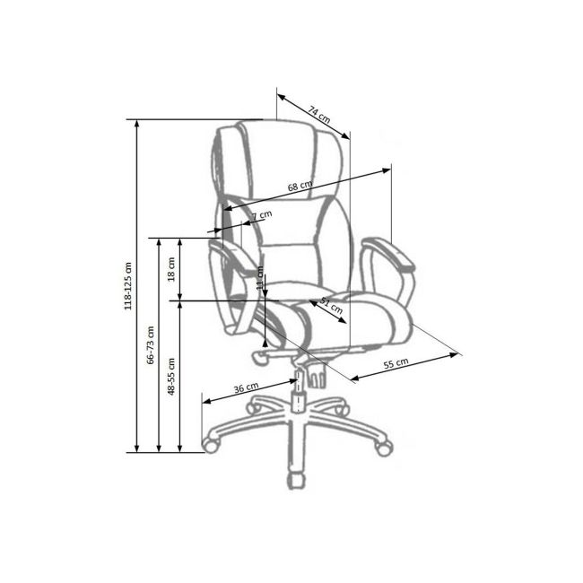 Scaun directorial hm foster, piele naturala, mecanism multiblock, roti pivotante, inaltime ajustabila, 120 kg, 125x68x54 cm, bej drm2769