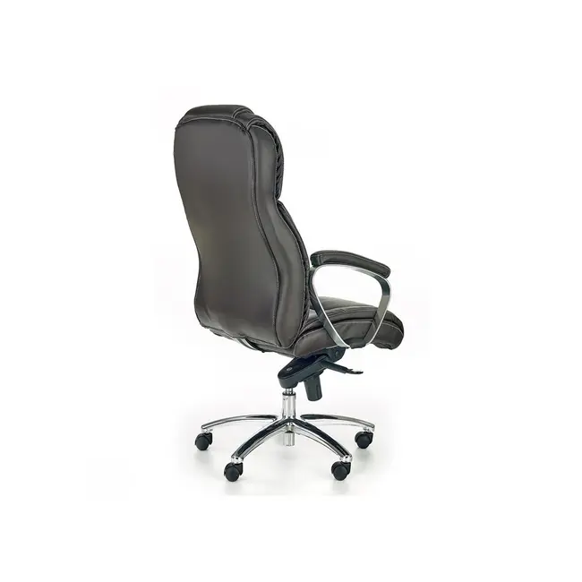 Scaun directorial hm foster, piele naturala, mecanism multiblock, suport lombar, inaltime ajustabila, 120 kg, 125x68x54 cm, maro drm2768