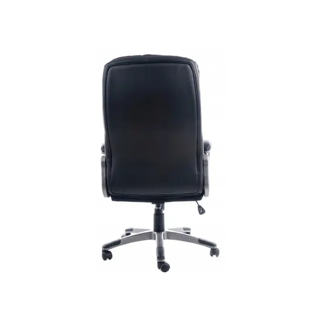 Scaun directorial sl q270, cadru polipropilena, piele ecologica, inaltime ajustabila, mecanism balansare, 100 kg, negru drm9011