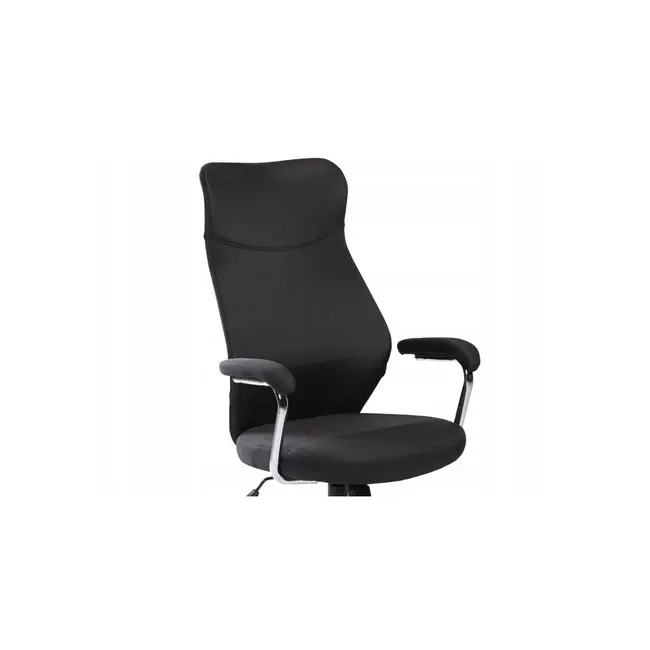 Scaun directorial ergonomic sl q319, suport lombar, mecanism de balans, tapiterie stofa, inaltime reglabila, negru drm4614