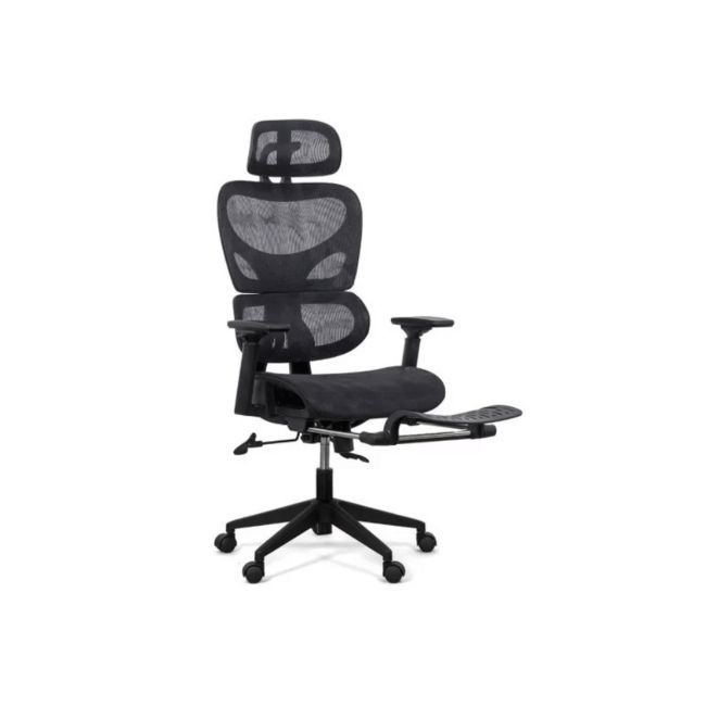 Scaun ergonomic multifunctional syyt 9508, mesh, suport lombar, tetiera, spatar si brate reglabile, suport picioare, 120 kg drm10062