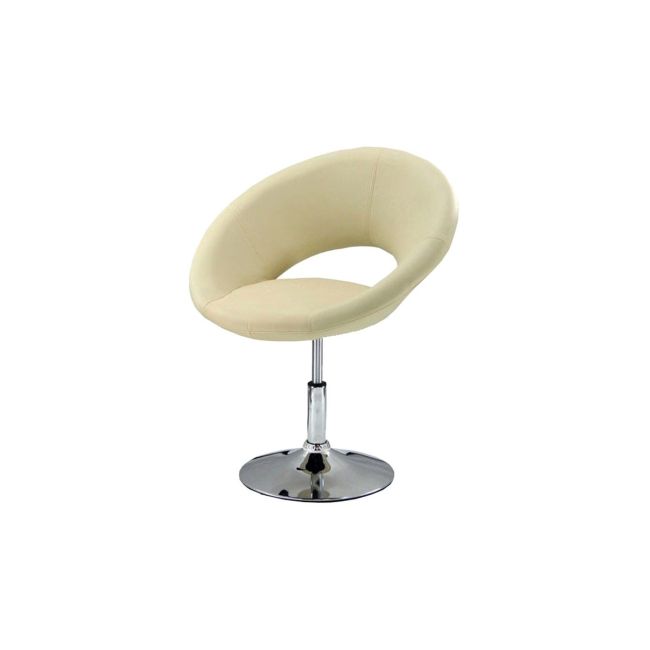 Scaun living de relaxare rel 218, rotire 360 ˚, piele ecologica, inaltime ajustabila, 100 kg drm1609