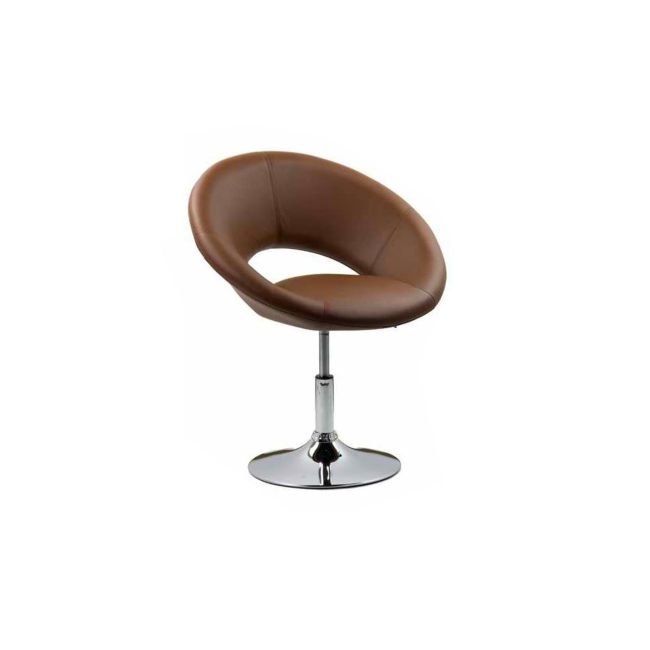 Scaun living de relaxare rel 218, rotire 360 ˚, piele ecologica, inaltime ajustabila, 100 kg drm1609