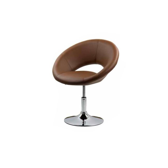 Scaun living de relaxare rel 218, rotire 360 ˚, piele ecologica, inaltime ajustabila, 100 kg drm1609