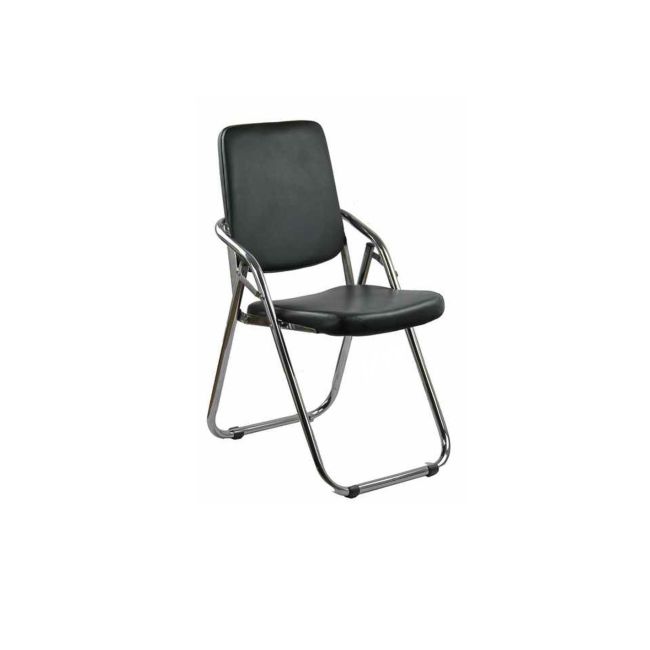Scaun pliant metalic hrc 609, piele ecologica, fix, 110 kg drm1584