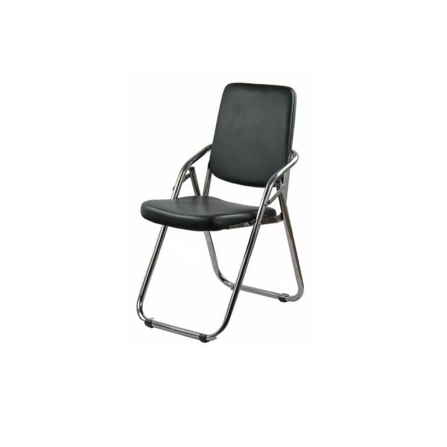 Scaun pliant metalic hrc 609, piele ecologica, fix, 110 kg drm1584