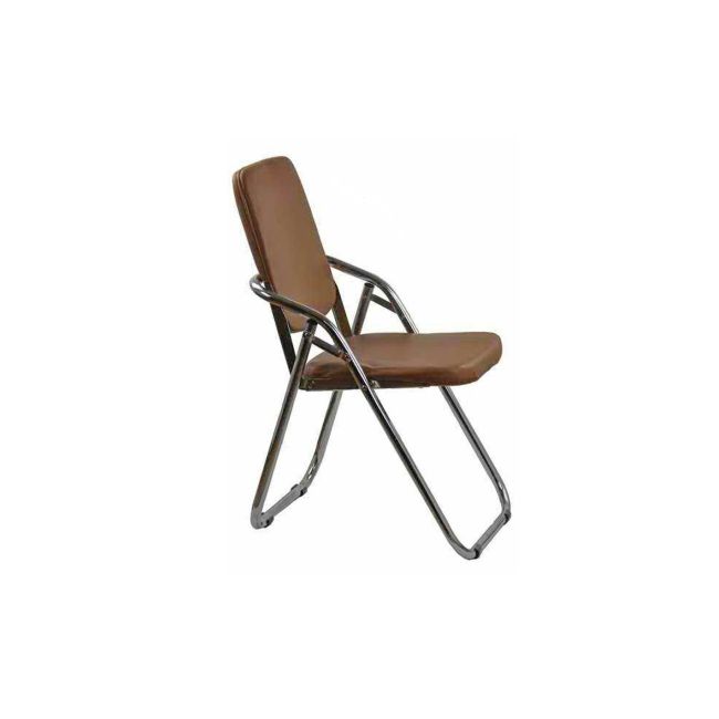Scaun pliant metalic hrc 609, piele ecologica, fix, 110 kg drm1584