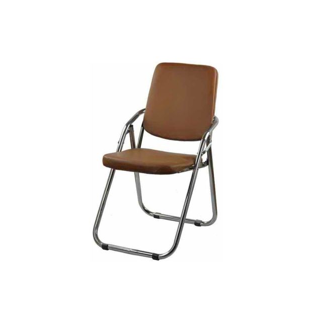 Scaun pliant metalic hrc 609, piele ecologica, fix, 110 kg drm1584