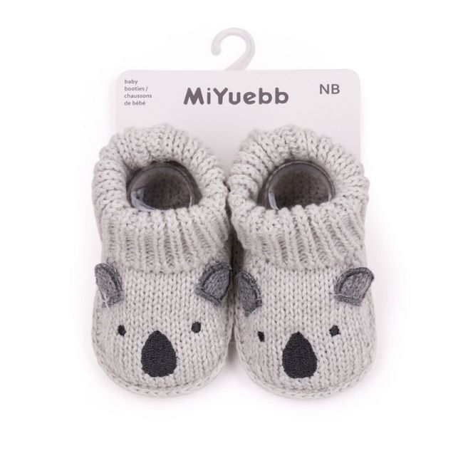 Botosei gri crosetati - ratonel (marime disponibila: 0-3 luni) mdbmx3126-12.0-3 luni