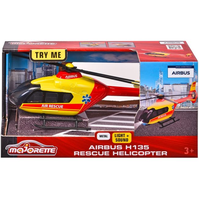 Elicopter de salvare majorette airbus h135 cu lumini si sunete hubs213713002