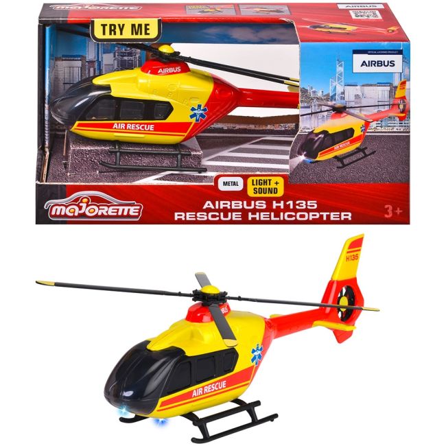 Elicopter de salvare majorette airbus h135 cu lumini si sunete hubs213713002