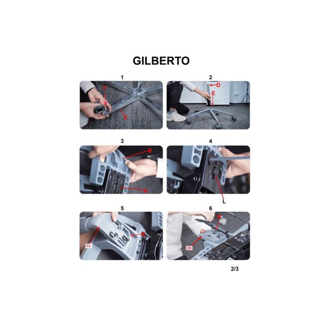 Scaun directorial hm gilberto negru drm10168