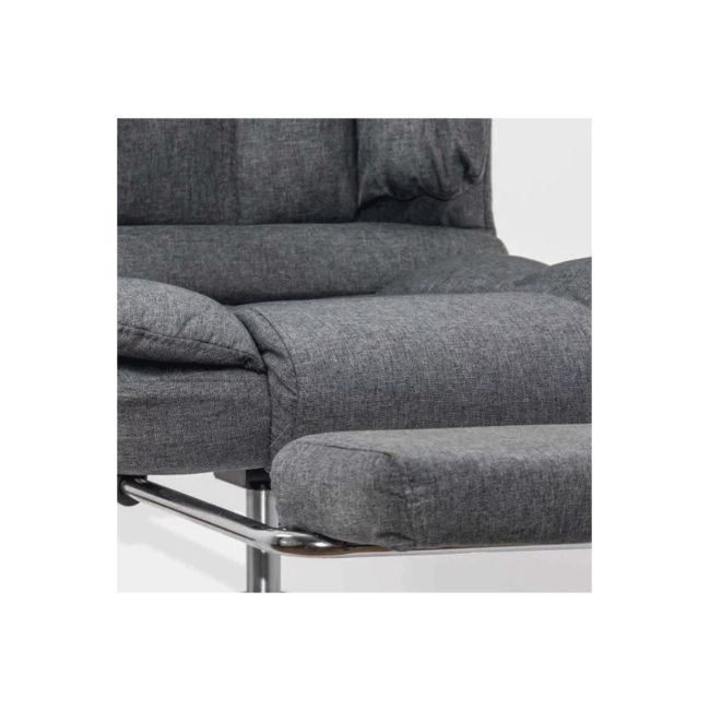 Scaun directorial off 415f, perne duble, stofa, mecanism de balans, suport extensibil picioare, baza metalica, 120 kg drm10065