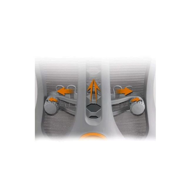 Scaun de birou ergonomic multifunctional syyt 9510, mesh, suport lombar ajustabil, cotiere reglabile, baza metalica, 120 kg drm10091
