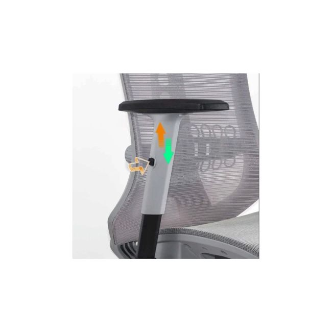 Scaun de birou ergonomic multifunctional syyt 9510, mesh, suport lombar ajustabil, cotiere reglabile, baza metalica, 120 kg drm10091