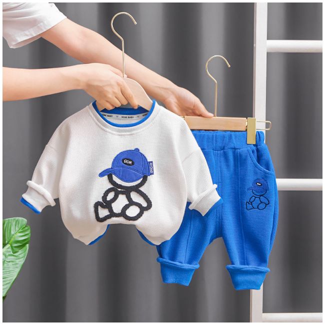 Trening alb cu albastru pentru baietei - Cuttie MB550-1-de5