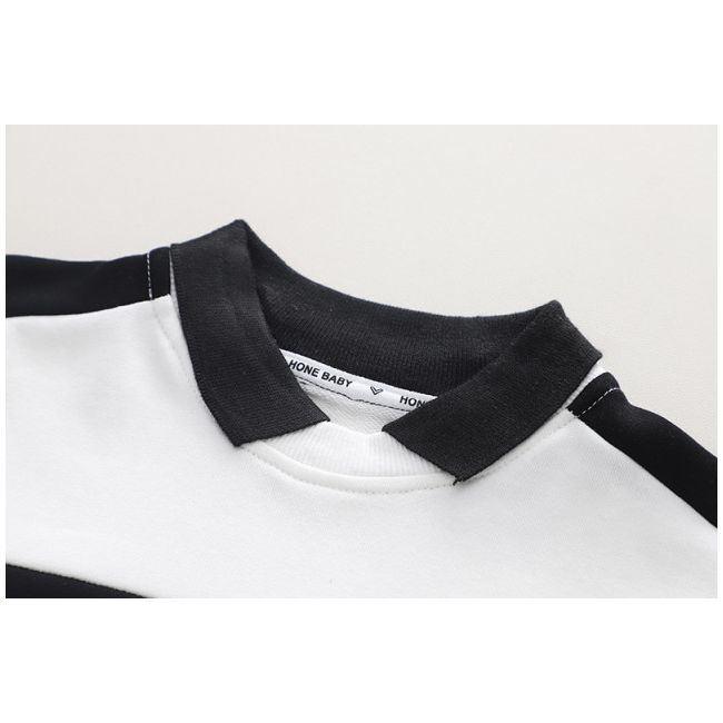 Trening negru cu alb pentru baietei (marime disponibila: 18-24 luni) mb553-1-de5.18-24 luni