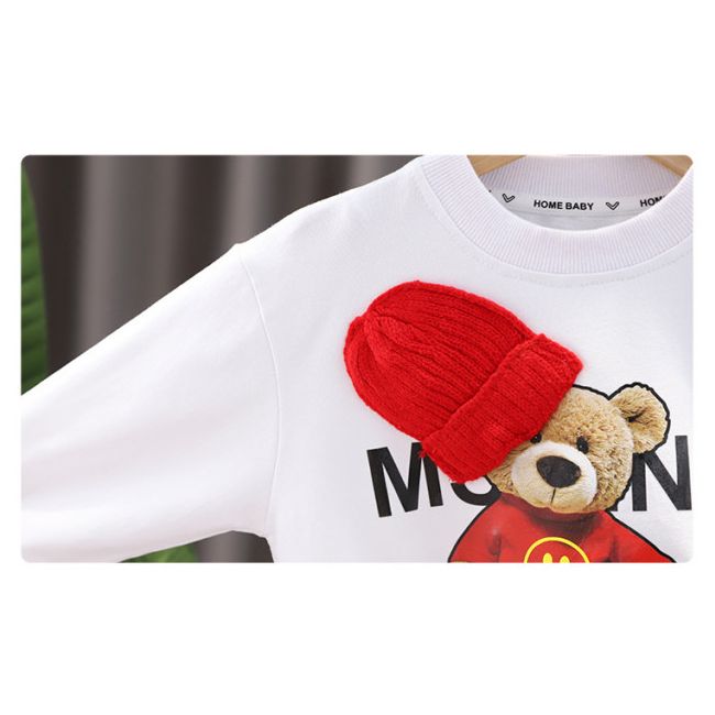 Trening pentru baietei - red teddy (marime disponibila: 12-18 luni (marimea 21 incaltaminte)) md552-2-de3.12-18 luni (marimea 21 incaltaminte)
