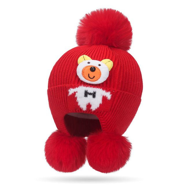 Caciulita rosie - Baby Bear LIHT2023-91-1-ca3