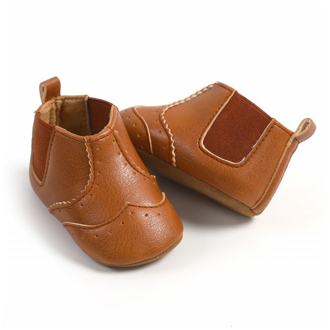 Cizmulite scurte maro pentru bebelusi - Simply MDM2045-1-p9