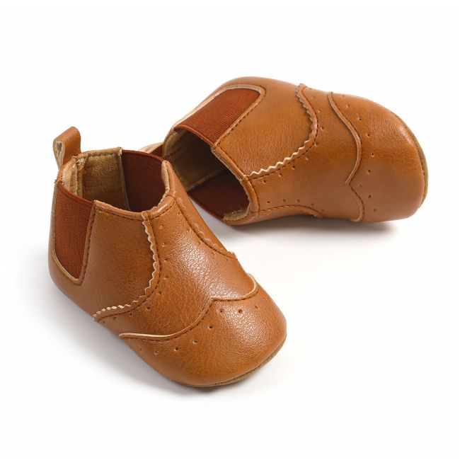 Cizmulite scurte maro pentru bebelusi - Simply MDM2045-1-p9