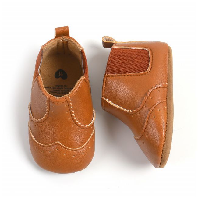 Cizmulite scurte maro pentru bebelusi - Simply MDM2045-1-p9