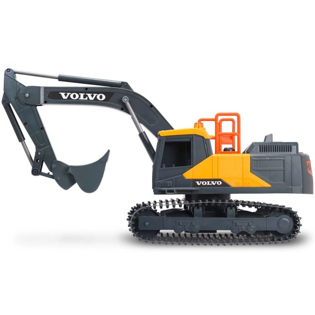 Excavator dickie toys volvo mining excavator 60 cm cu telecomanda, lumini si sunete gri hubs203729018onl