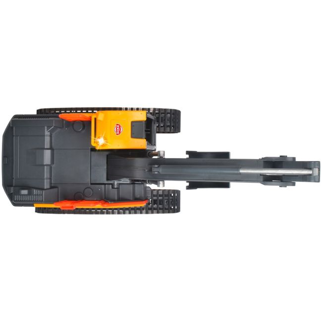 Excavator dickie toys volvo mining excavator 60 cm cu telecomanda, lumini si sunete gri hubs203729018onl