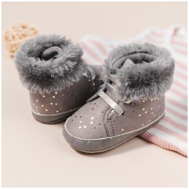 Ghetute gri pentru fetite - Shinny MDZ2063-3-p13