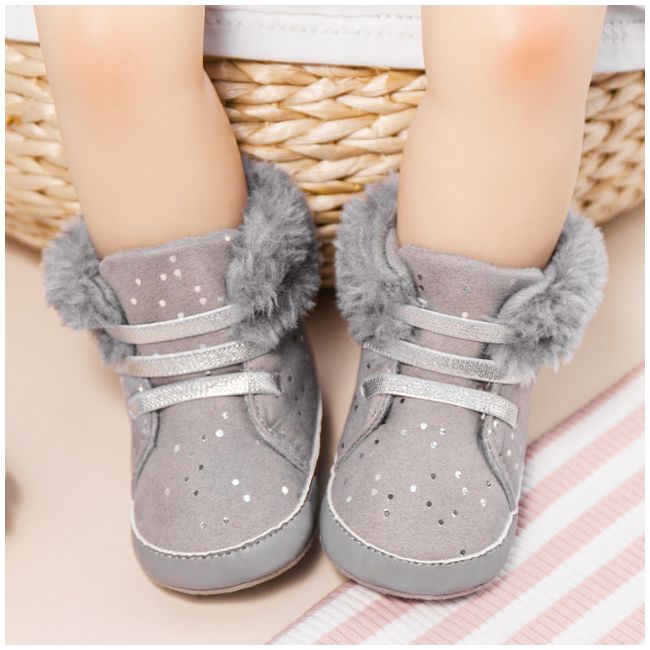 Ghetute gri pentru fetite - Shinny MDZ2063-3-p13