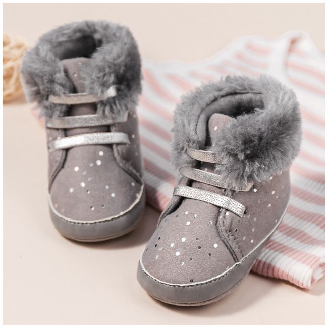 Ghetute gri pentru fetite - Shinny MDZ2063-3-p13