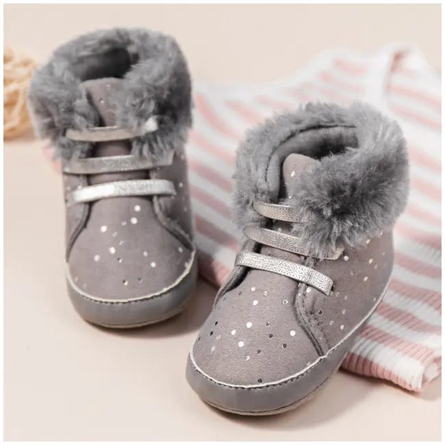 Ghetute gri pentru fetite - Shinny MDZ2063-3-p13