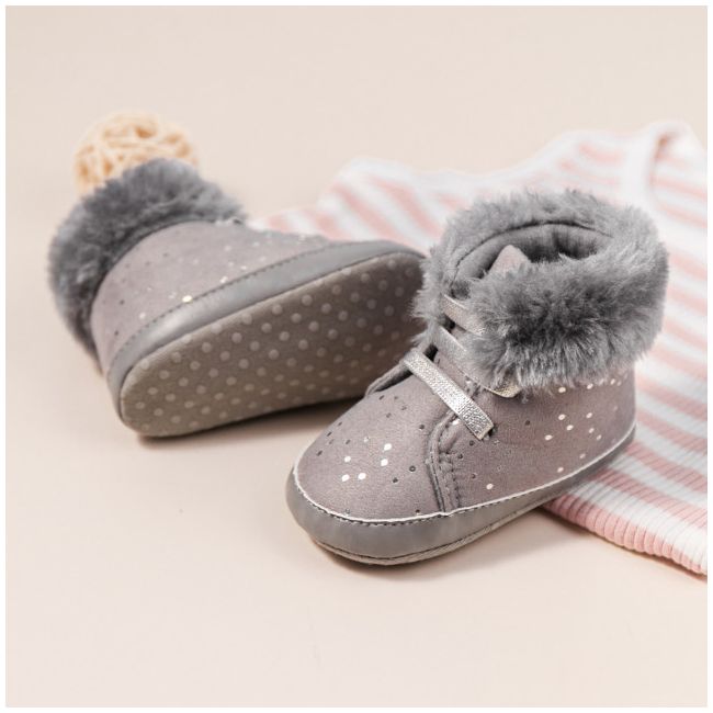 Ghetute gri pentru fetite - Shinny MDZ2063-3-p13