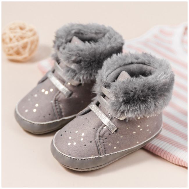 Ghetute gri pentru fetite - Shinny MDZ2063-3-p13