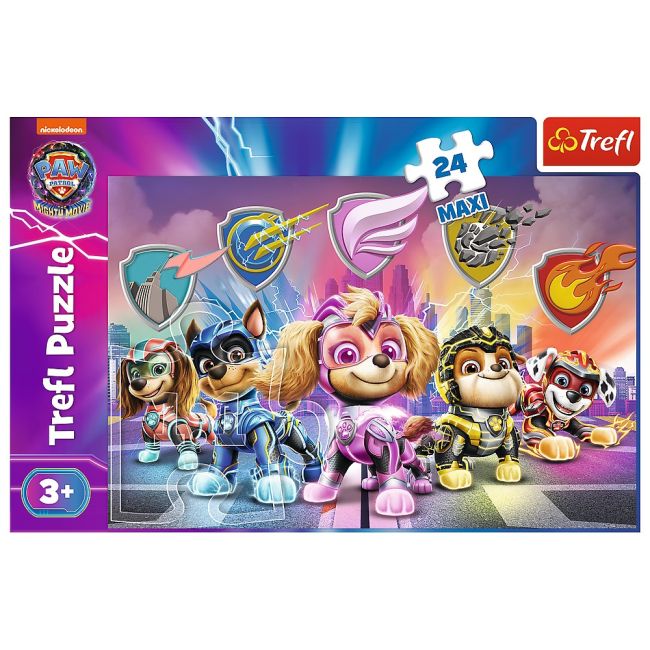 PUZZLE TREFL 24 MAXI PATRULA CATELUSILOR CATEII IN ACTIUNE VIV14358