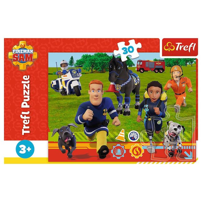 PUZZLE TREFL 30 POMPIERUL SAM GATA DE SALVARE VIV18297