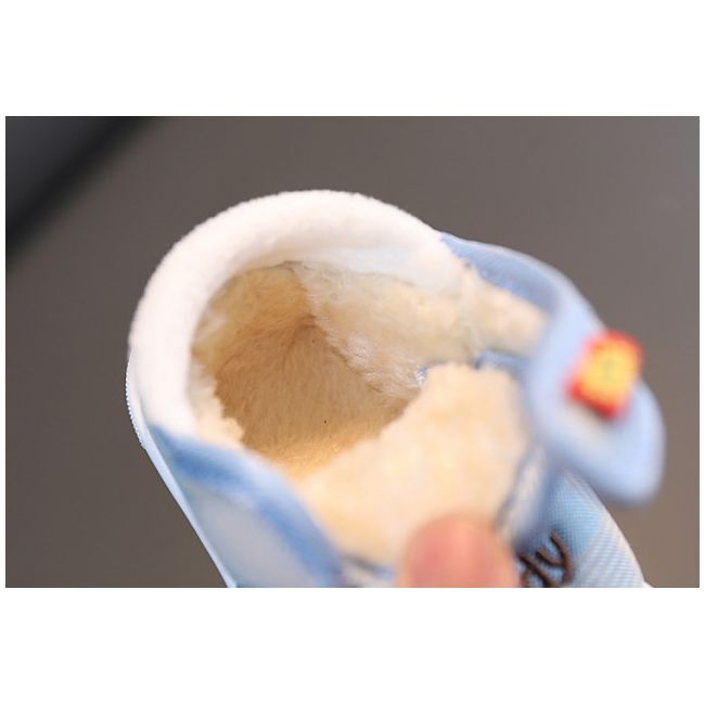 Pantofi imblaniti in carouri bleu - teddy (marime disponibila: 9-12 luni (marimea 20 incaltaminte)) mbby2329-2-s1.9-12 luni (marimea 20 incaltaminte)