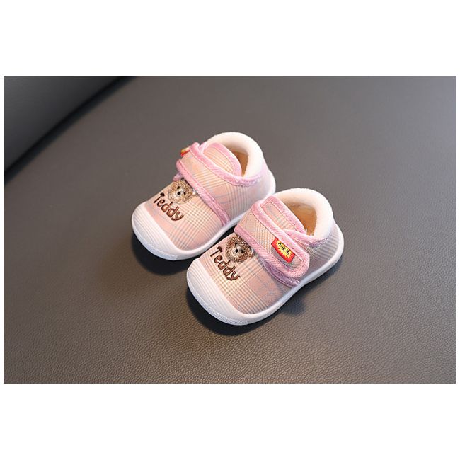 Pantofi imblaniti in carouri roz - Teddy MDBY2329-1-s1