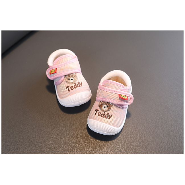 Pantofi imblaniti in carouri roz - Teddy MDBY2329-1-s1