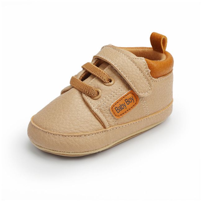 Pantofiori crem pentru baietei - Baby Boy MB9653-p24
