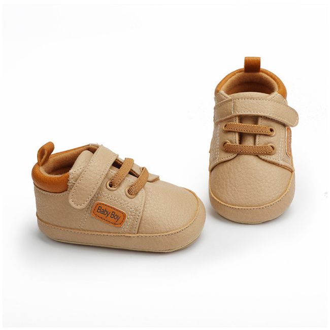 Pantofiori crem pentru baietei - Baby Boy MB9653-p24