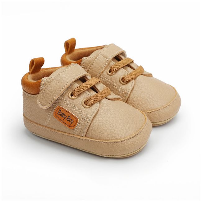 Pantofiori crem pentru baietei - Baby Boy MB9653-p24