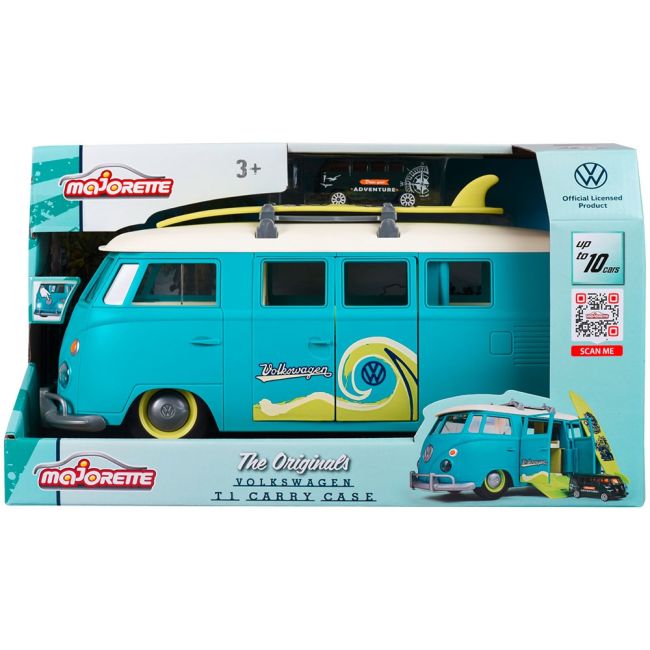 Set majorette vw the originals t1 carry case cu 2 vehicule hubs212055010