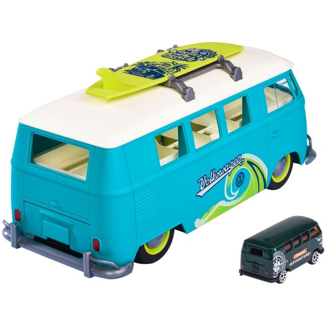 Set majorette vw the originals t1 carry case cu 2 vehicule hubs212055010