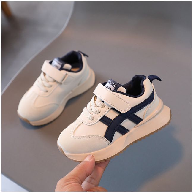 Adidasi crem cu insertii bleumarine - Any MDmm227-3-p31