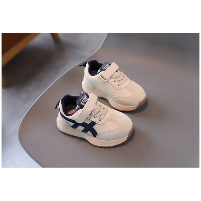 Adidasi crem cu insertii bleumarine - Any MDmm227-3-p31