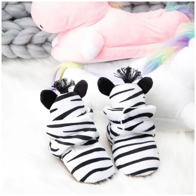 Botosei plusati pentru bebelusi - Zebra LIZ1020-1-bo6