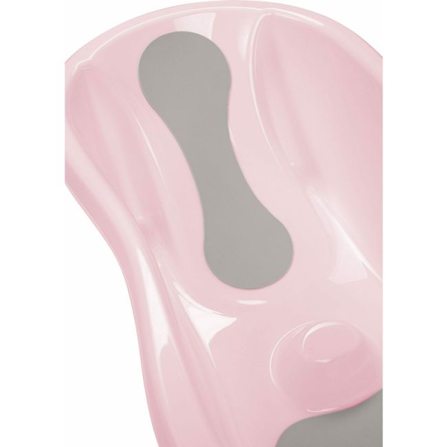 Cadita, Cu doua parti antiderapante, Cu dop, Conform cu standardul european de securitate EN 17072:2018, FreeON, 81x41x24 cm, Pink BYN49218