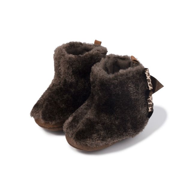 Cizmulite maro inchis pentru fetite LIZY2003-3-c3